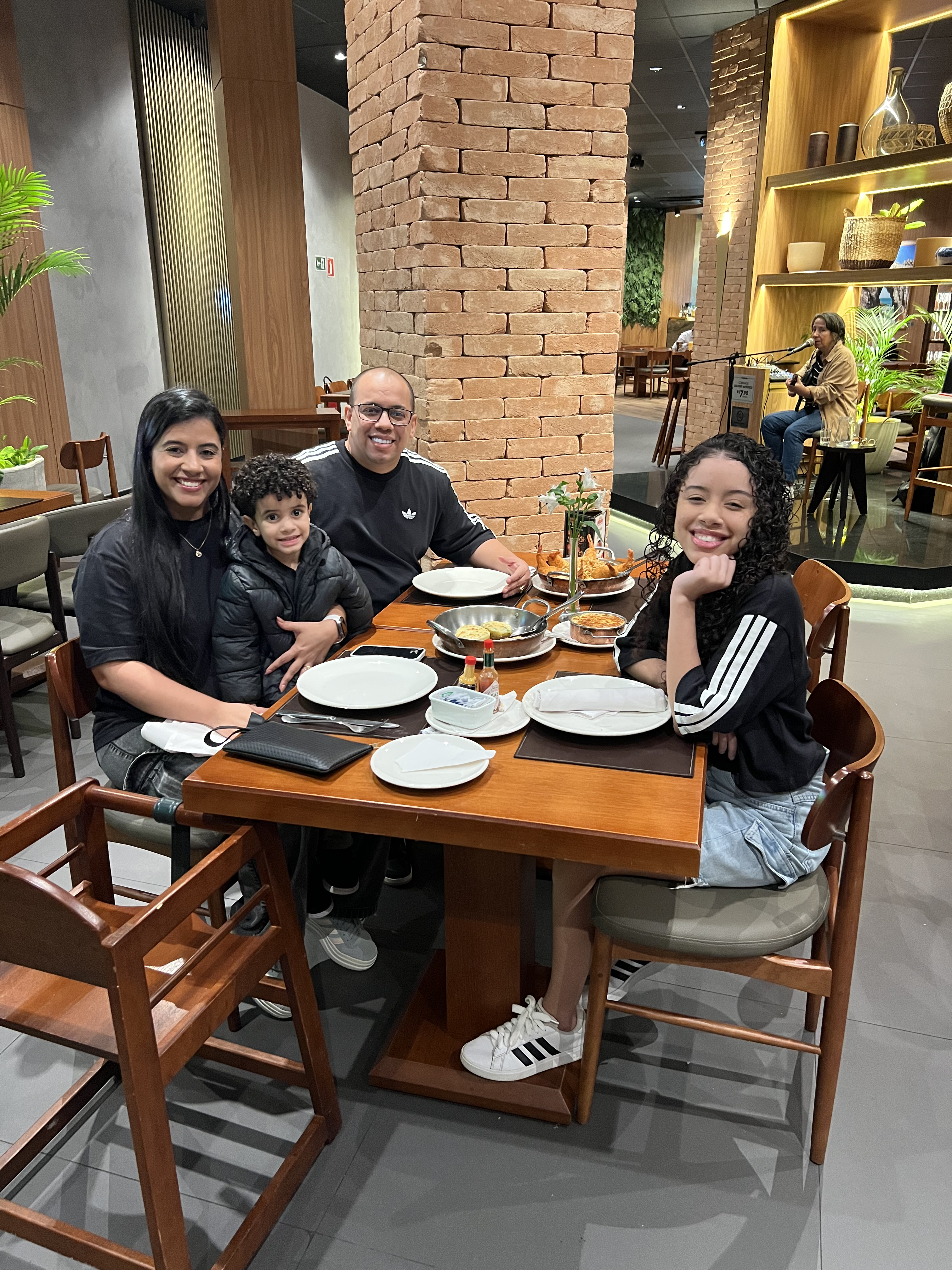 Família em momento de conexão